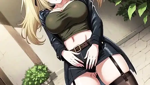 Üniformalar ve fantezi ile animasyonlu karşılaşma