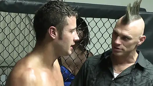 Busty big booty ring girl fucks big dick winner