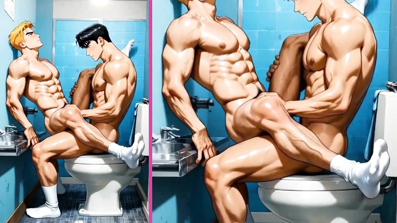 POV: You’re Fucking Your Friend’s Hot Ass with Lust in the Gym Bathroom.