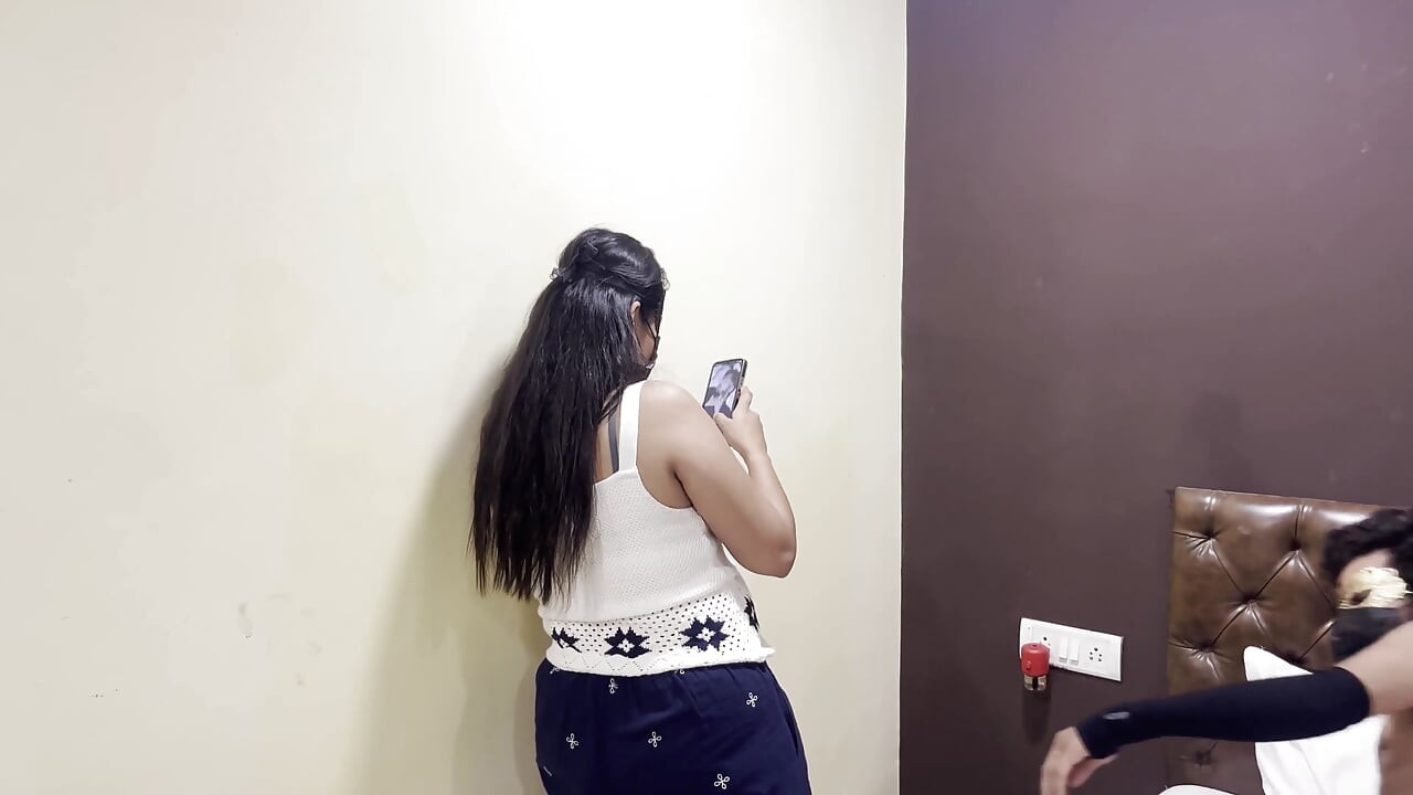印度浪漫夫妇私人激情之夜真正的化学
