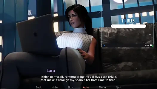 Croft adventure #1 - lara nggak bisa berhenti mikirin seks lesbian