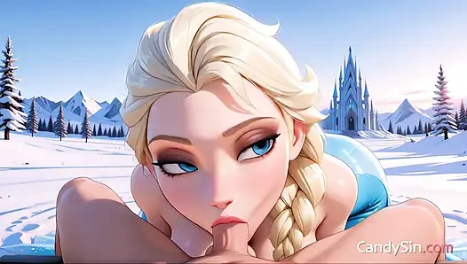 Kamu nggak bakal percaya kalau wajah elsa di-doggy habis-habisan di animasi 3D ini! AI PORN