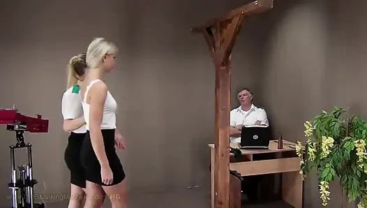Lola2. Spanking Machine - Bare Back Whipping