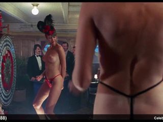 Selebriti vintage babes telanjang dan lingerie adegan striptis
