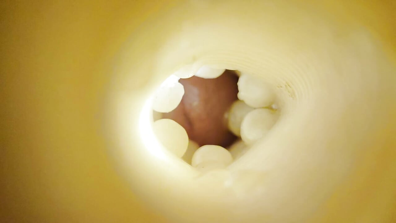 Fleshlight cum camera (POV, you're being bred)