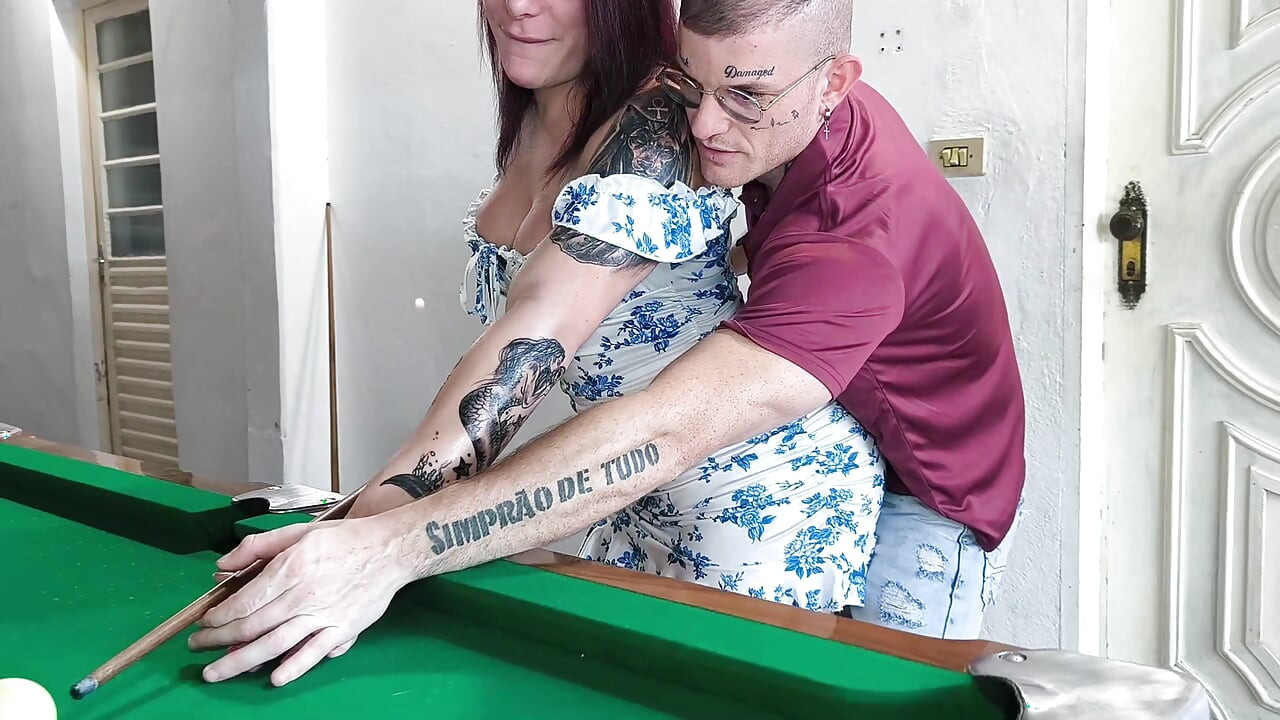 Lost in the billiards had to give the ass