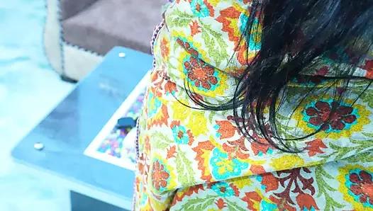 We found out and fucked our maid in desi style with Hindi audio