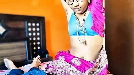 Blowjob pasangan Hot India - crot di mulut