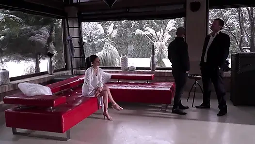 RoccoSiffredi - чудовищный тройничок с двойным проникновением сквиртующей Alexis