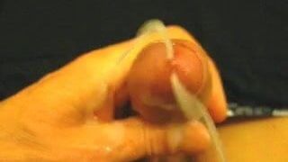 Foreskin work = precum and HUGE cumshot.