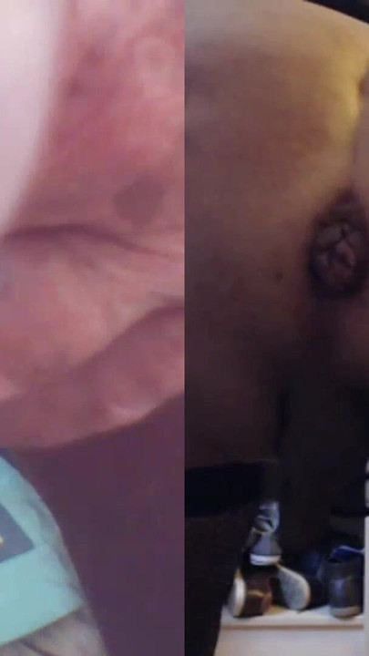 Spectacular moment from "pleasure skype"