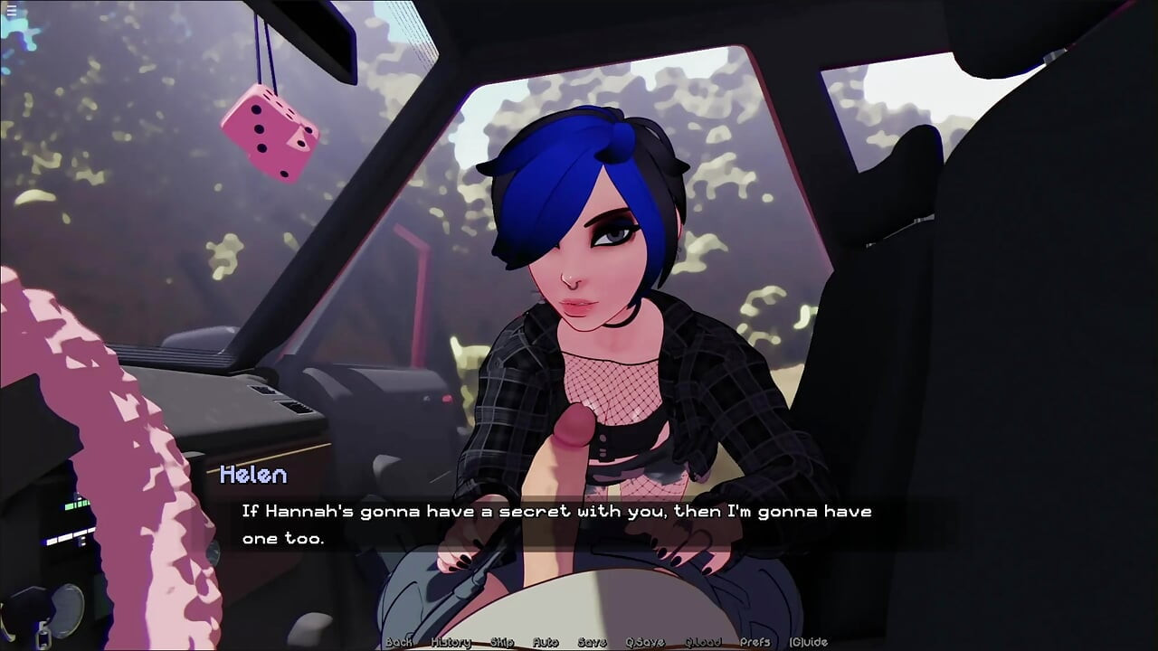 Hooked - Helen's Route: Deepthroat in the Car