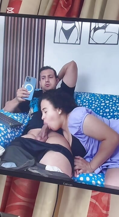 Hij zuigt het heel lekker