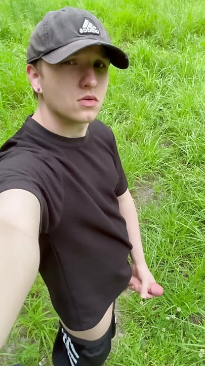 Solo Jerk in a Clearing in the Woods