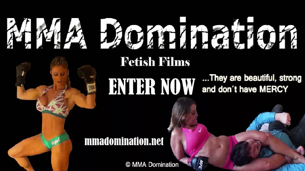 Muscle Girl Applying Headscissor Beatdowns Footfetish to Guy