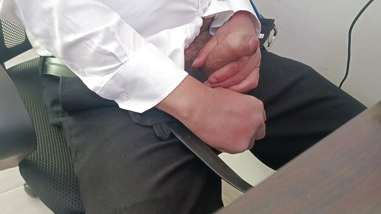 Masturbating in the office