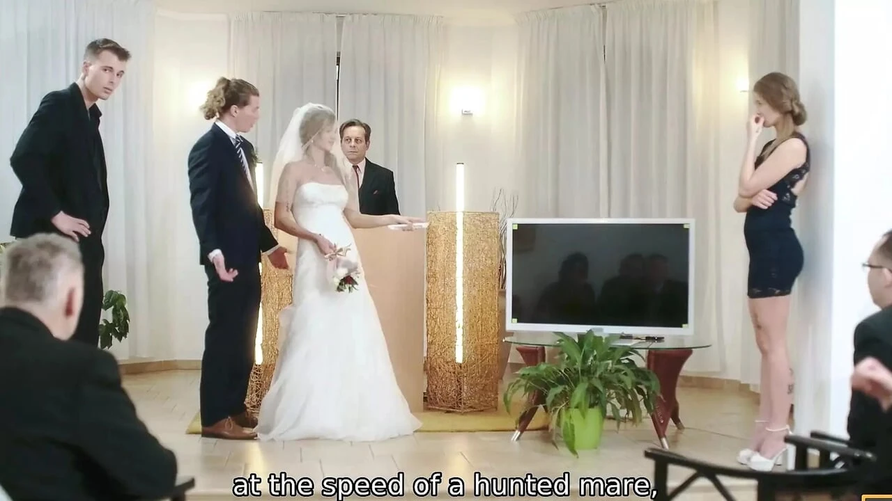 BRIDE4K. Wedding guests are shocked with a XXX video of the gorgeous bride