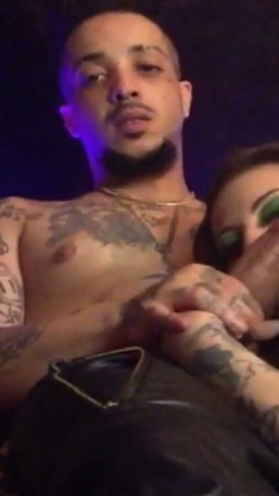 BlowJob & Leather - Big dick getting sucked by beautiful european tattooed french milf pawg in leather | Clip 1