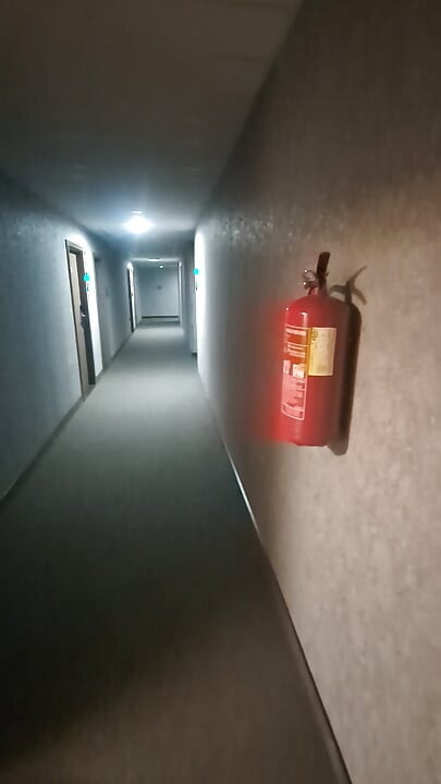 Hotel corridor