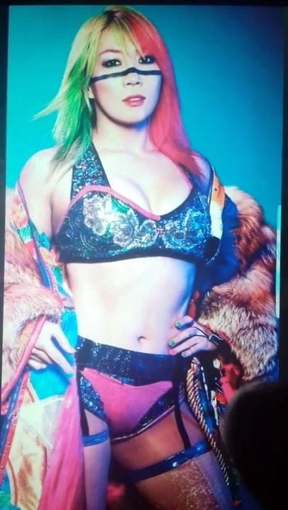 WWE Asuka Cum Tribute 02