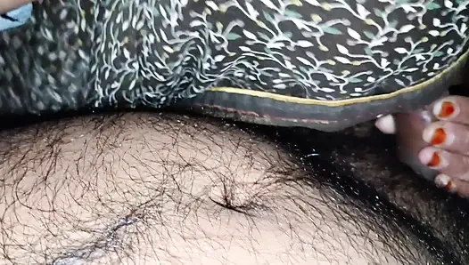 Real sex video made by Desi village Bhabhi is yearning to drink all the water with her brother-in-law's penis in her mouth