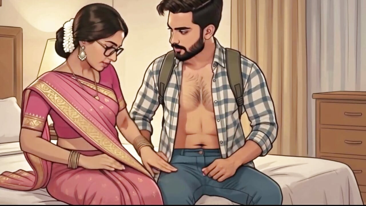 Horny Indian Desi Bhabhi in Saree Sucking and Fucked Hard ( AI generated )