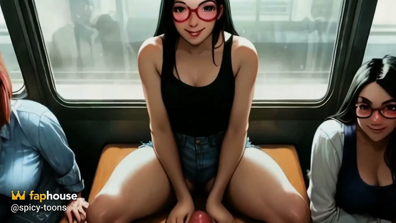 Lin's Friends Join in on Pleasing Your Cock