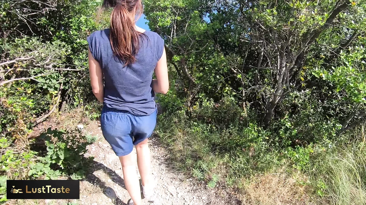 Slutty Step Sister Fucks Me Hard Secretly! Outdoor amateur 4K LustTaste