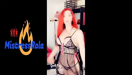 Rola'nın amında ve götünde dildo var ve f