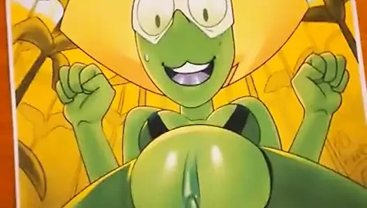 Steven Universe Peridot Cum Tribute