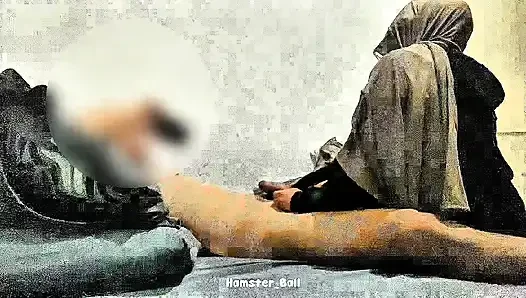 Adik tiri melayu berhijab vs abang tiri india dengan kontol besar