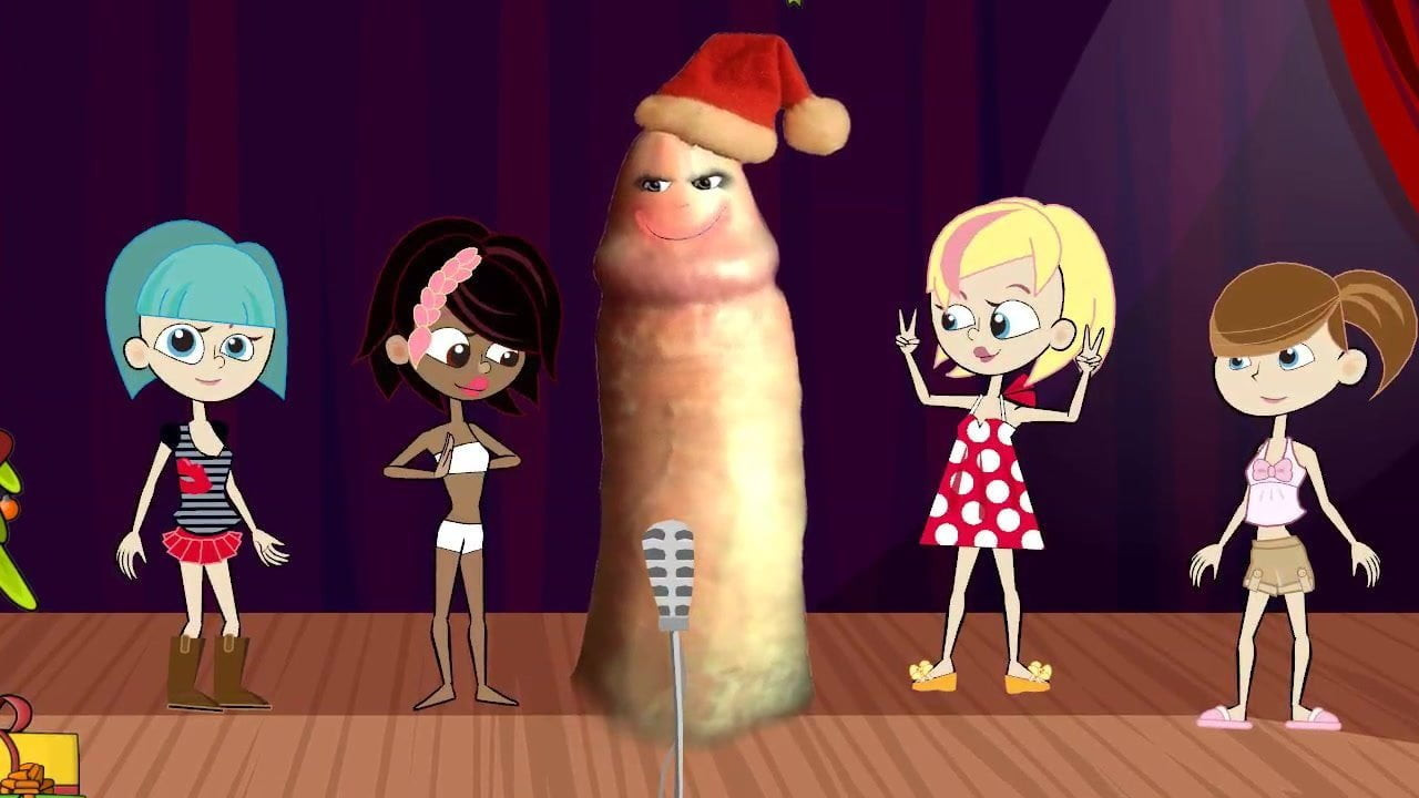 Cock4chix zábava zpívající pták vánoční pozdrav