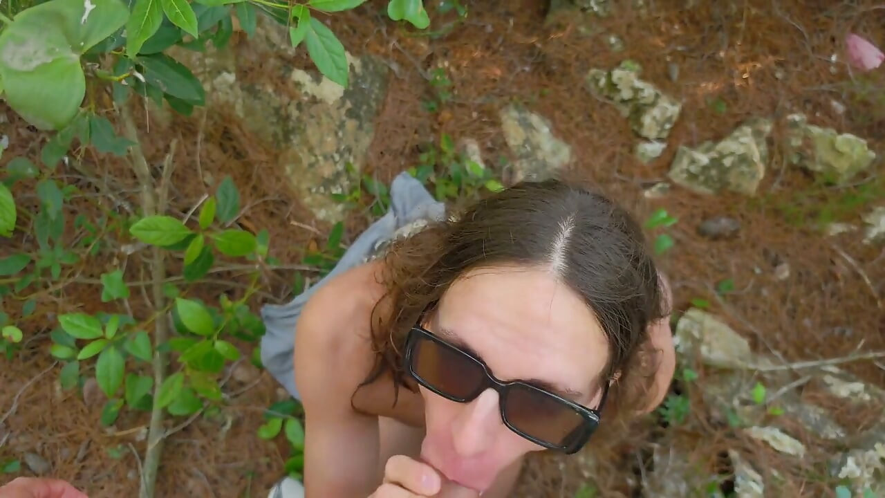 Stranger Cums on My Face Right on the Beach
