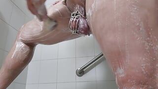 How to shave around a chastity cage