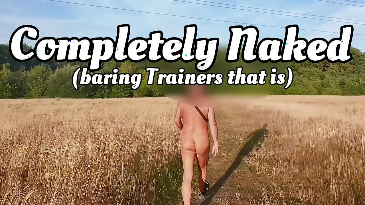 Daring naked Walkabout in Countryside
