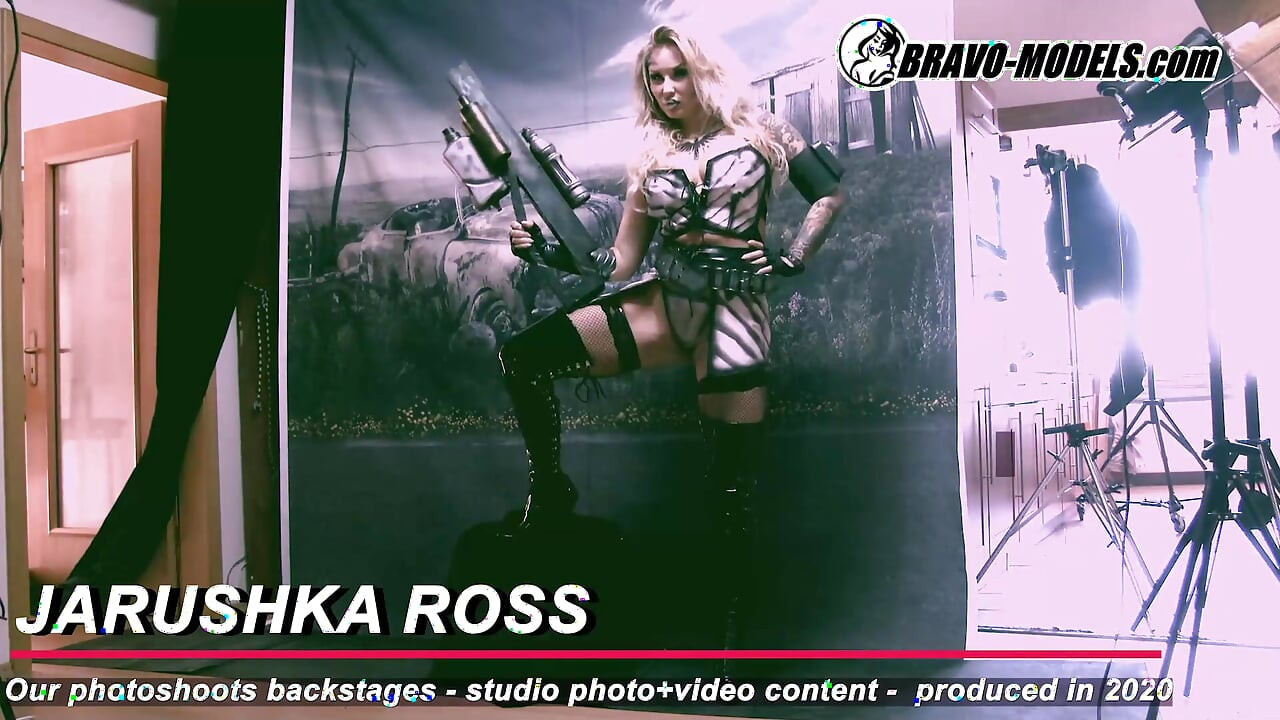 Sesión de fotos de 384 backstage Jarushka Ross - adulto