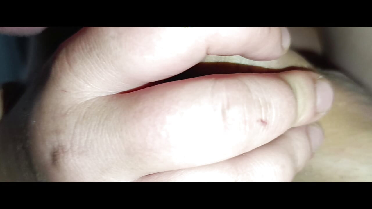 Wife's saggy caress my