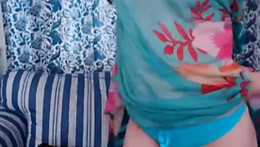 LittleTeenBB Riley strip, takes off skirt, shows off body