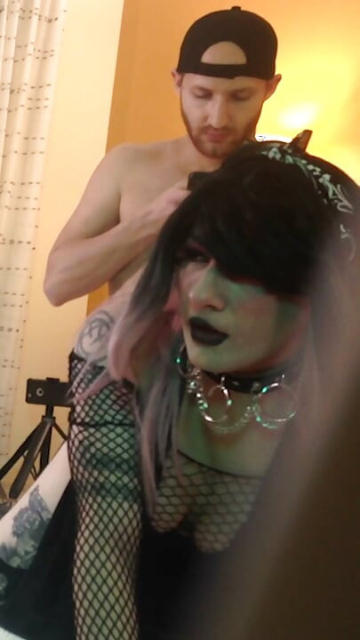 Verdammter goth transvesthemd jade madison - zusammenstellung 6