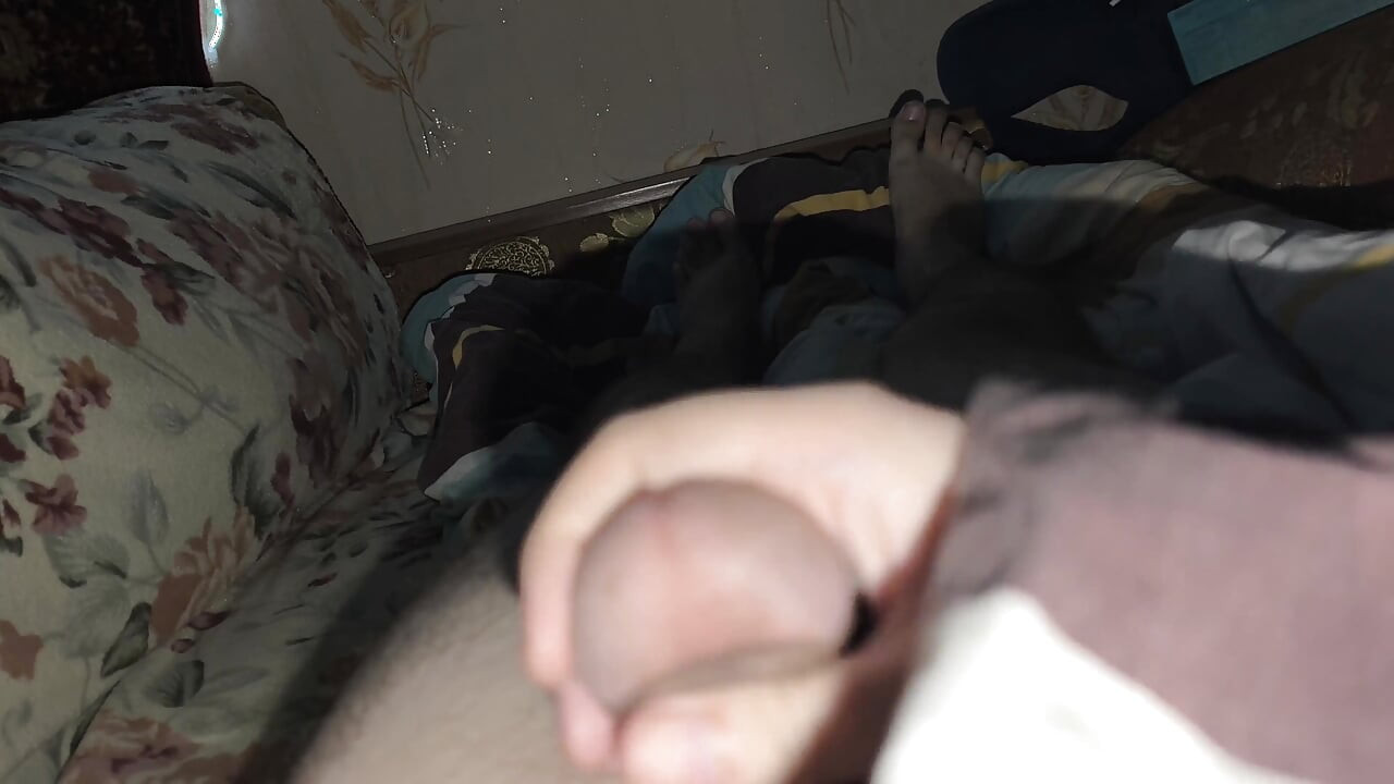 Night Wood - Jerking off Under the Blanket for a Good Night's Sleep