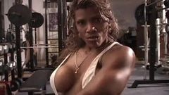 Sexy ebony workout