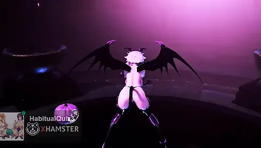 Yukari Succubus Roki Halloween, ММD R18, танец 3D хентай Ахегао милфы БДСМ