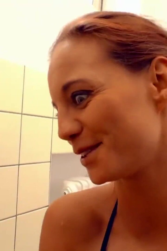 Hot redhead enjoys sucking and fucking big cock and squirts