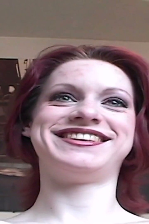 All Natural Redhead Uses Big Dildo to Cum Hard