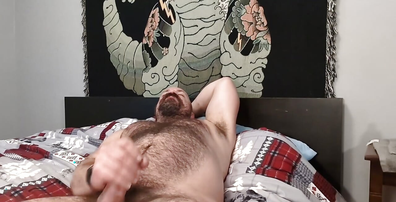 Bear Hole Stretch and Jack off