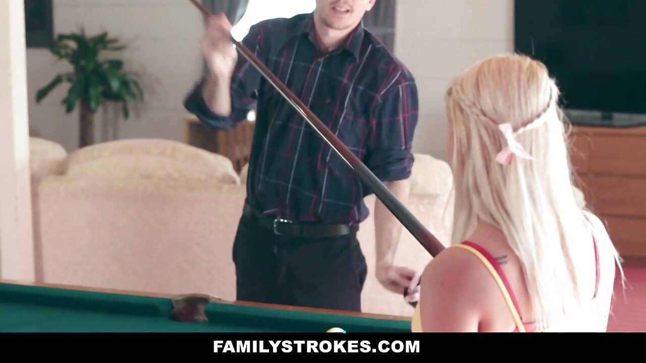 Teen stepdaughter Marsha May makes a bet with Stepdaddy