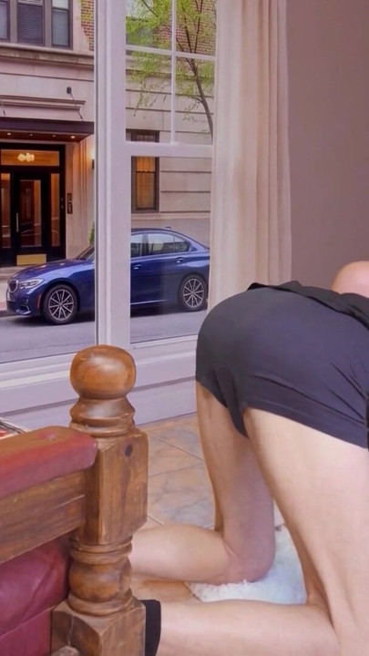 I discovered my husband's father masturbating with my panties | Clip 1