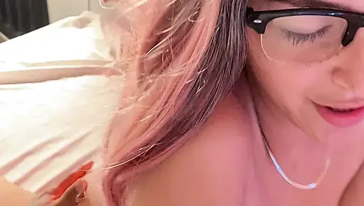 My Colombian Stepsister Gets Really and Opened My Legs to Put My Penis in Her