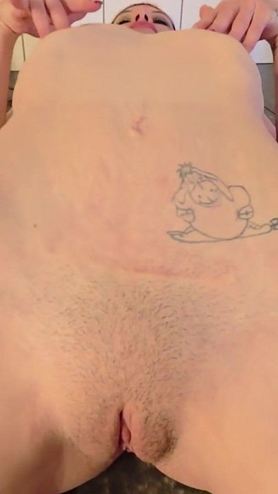 Skinny girl SMOKING showing off her skinny body | Clip 2