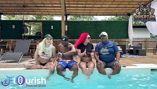 Mrflourish podcast bareng si tamu roxi keogh, gigi patsy dan datjguy di florida